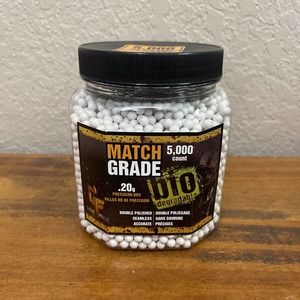Game Face Match Grade (white)Biodegradable ammo - 6mm .20 gram 5000 count